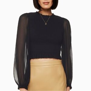 NEW Aritzia Wilfred Tempest Blouse
